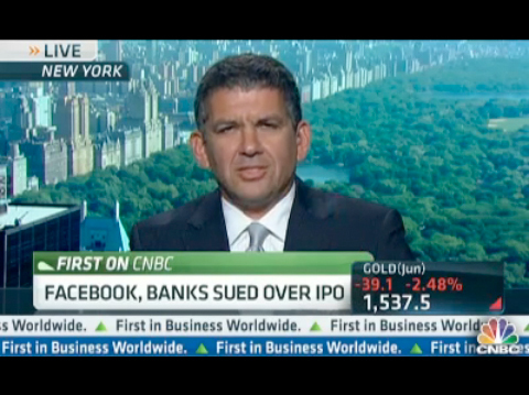 Sam Rudman Explains Facebook IPO Class Action Lawsuit on CNBC