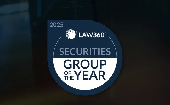 Securities Group Of The Year: Robbins Geller